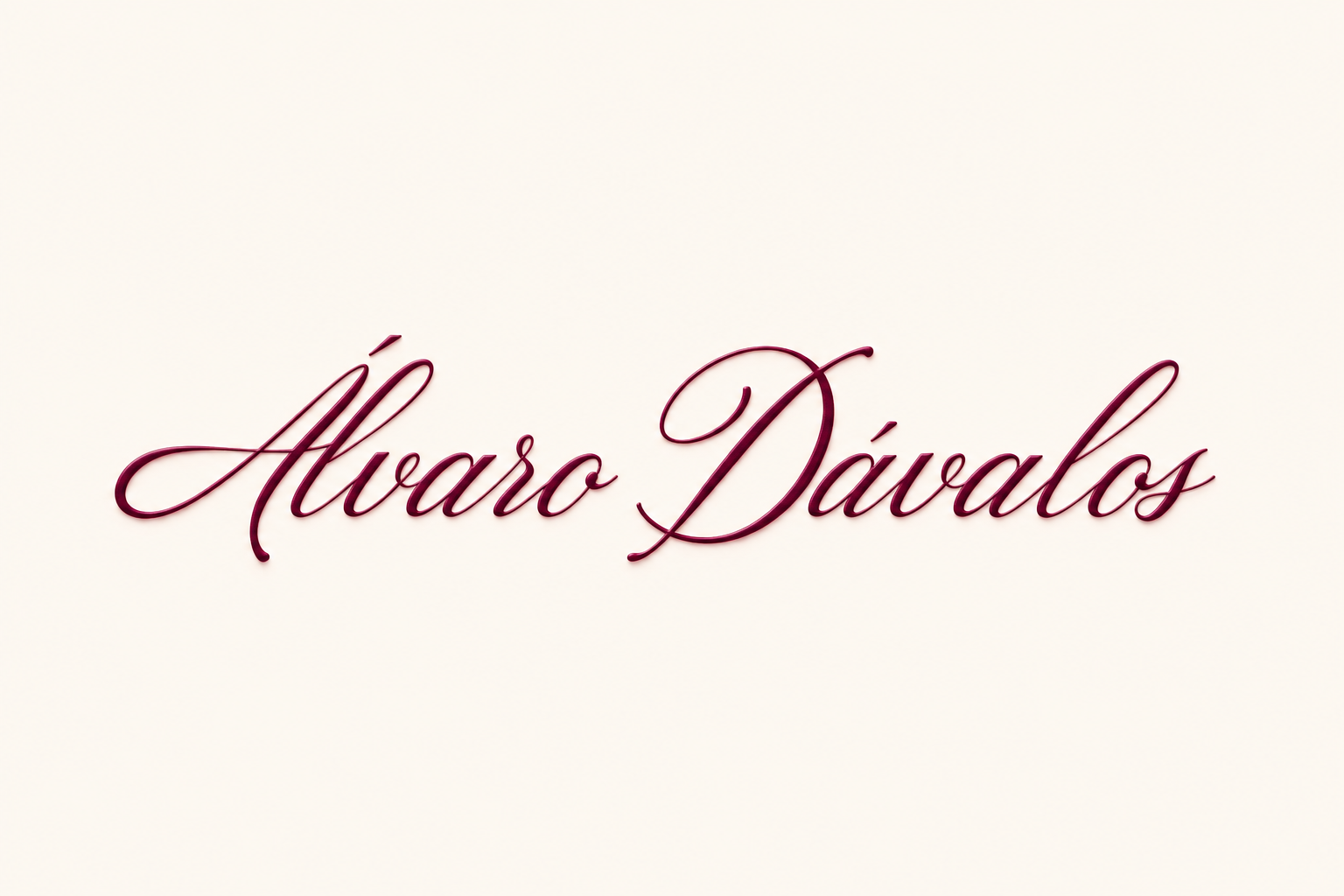 Logo de Álvaro Dávalos