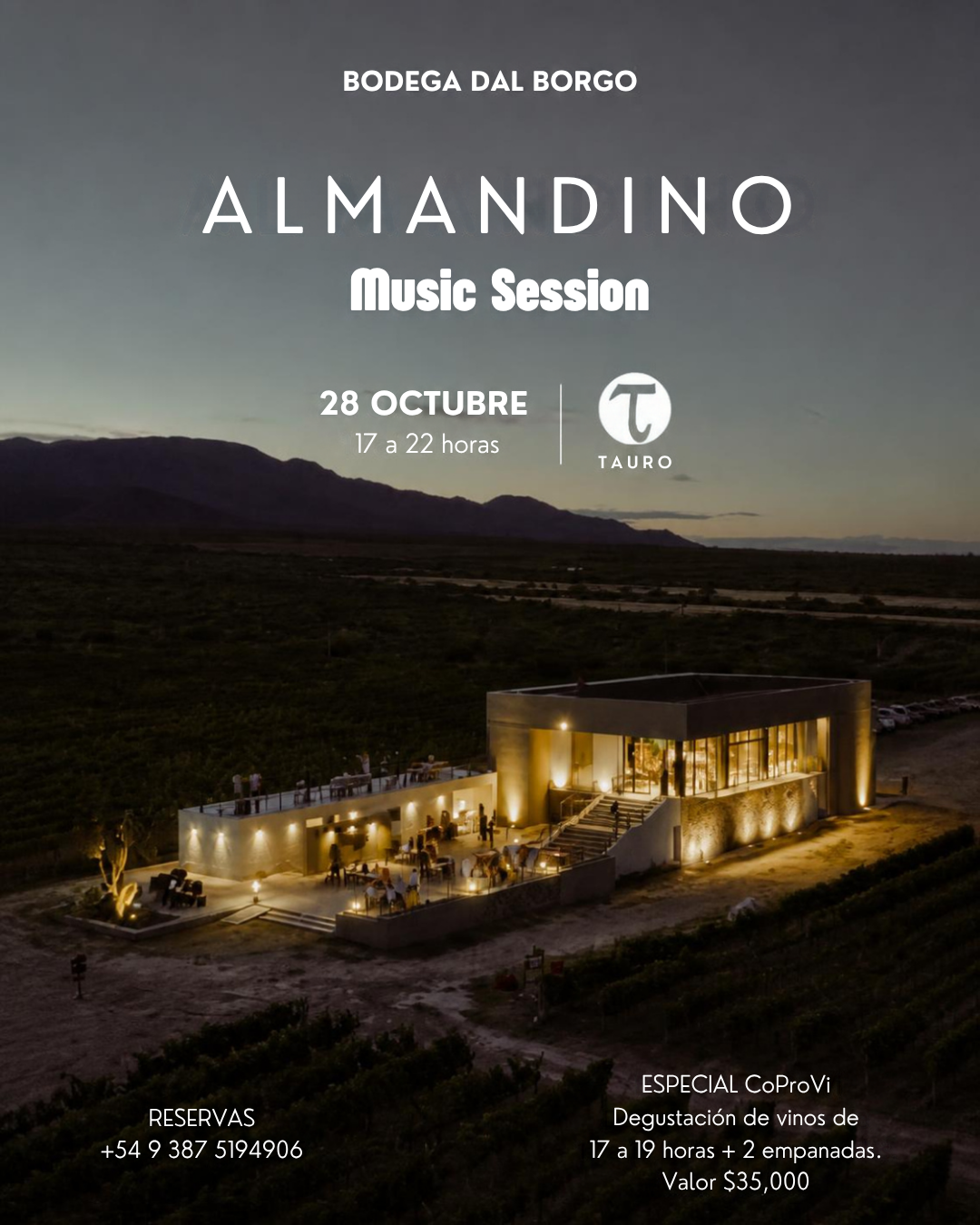 Flyer de Almandino Music Session
